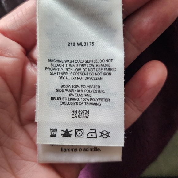 Columbia Interchange Fleece Jacket Women's Size Medium M Purple Zipper Pockets - Picture 12 of 12